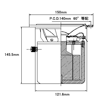 130mmスピーカー寸法